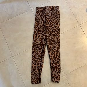 High Waisted Cheetah Leggings